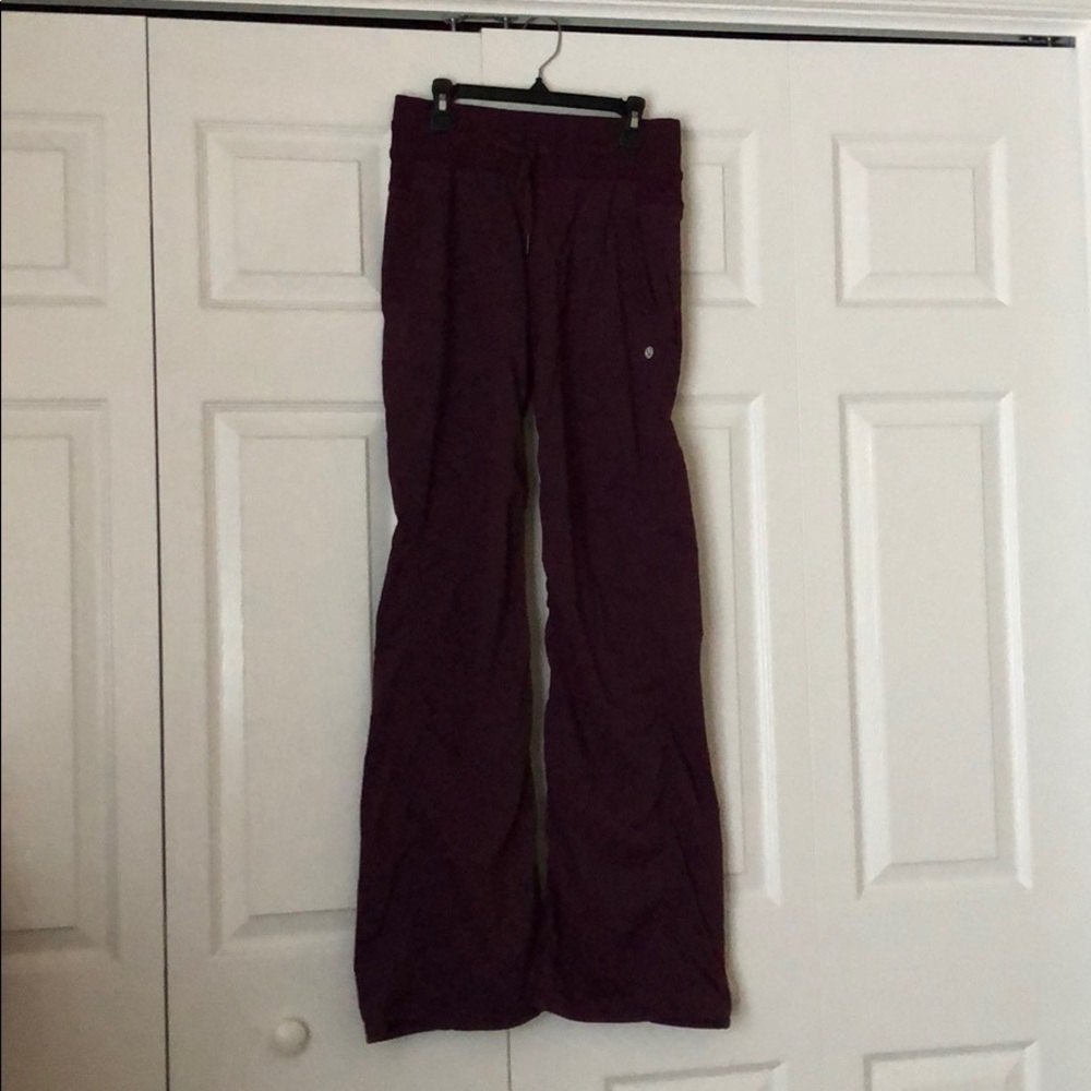 Plum Lululemon Studio Pant || (regular) *Unlined